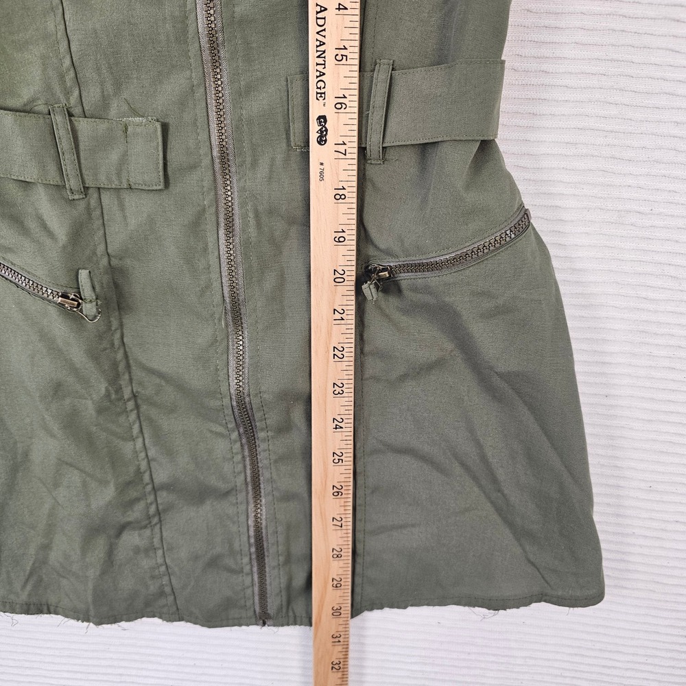 Leg Avenue Top Gun Goose Flight Dress Costume Olive Green Patches‎ Womens Medium - Picture 8 of 12